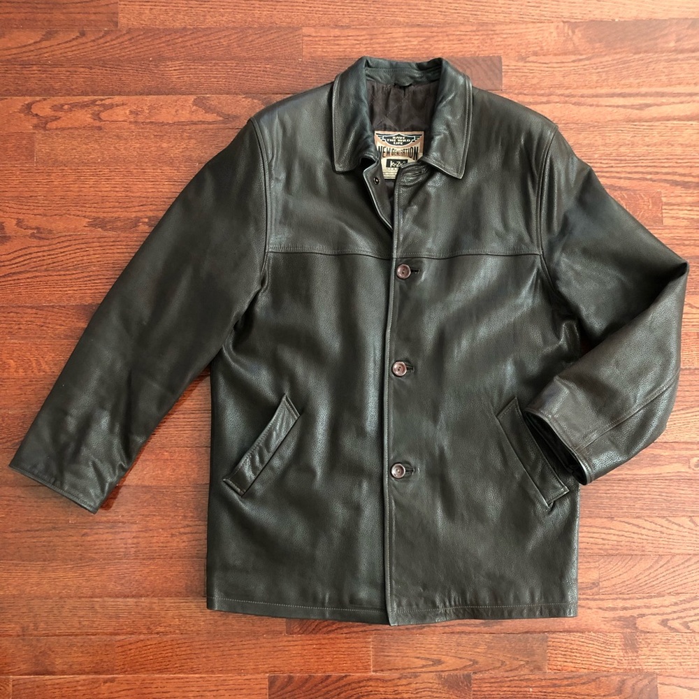 Genuine leather coat